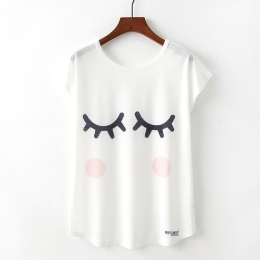 Summer Novelty Women Cute Style  Cat Print T-shirtTopsHTB1.qCqbgaTBuNjSszfq6xgfpXac