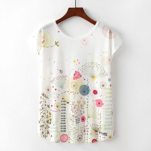 Summer Novelty Women Cute Style  Cat Print T-shirtTopsHTB1Cr5Bbb1YBuNjSszhq6AUsFXab