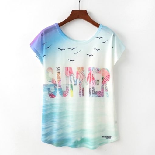 Summer Novelty Women Cute Style  Cat Print T-shirtTopsHTB1LiylbXmWBuNjSspdq6zugXXaf