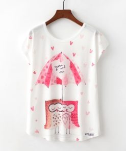 Summer Novelty Women Cute Style  Cat Print T-shirtTopsHTB1bVj.bmBYBeNjy0Feq6znmFXaQ