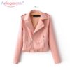 Short Soft Leather JacketTopsH7c1f0678cce7424d84643958f0cf0389j