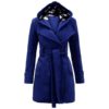 Casual Solid Color Hooded CoatTopsH8ce34eecdf974bb7b6a041aaa8f241bc2