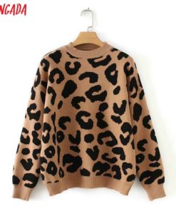 Women Leopard Knitted SweaterTopsHTB1o.yOXOzxK1Rjy1zkq6yHrVXaD