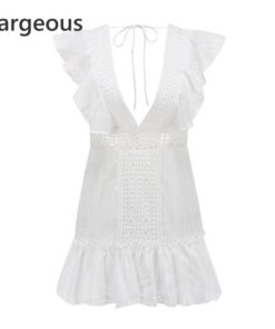 White Embroidery Short DressDressesH0c04958dde724c39be1f5798c16cd436r