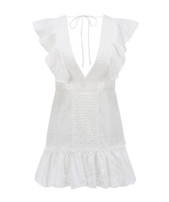 White Embroidery Short DressDressesH60b2766836c1407cbea11010974c0b9dp
