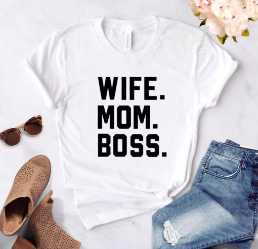WIFE MOM BOSS T-ShirtsTopsH2de4d5fb69c94ab6a6964785a07665c4K