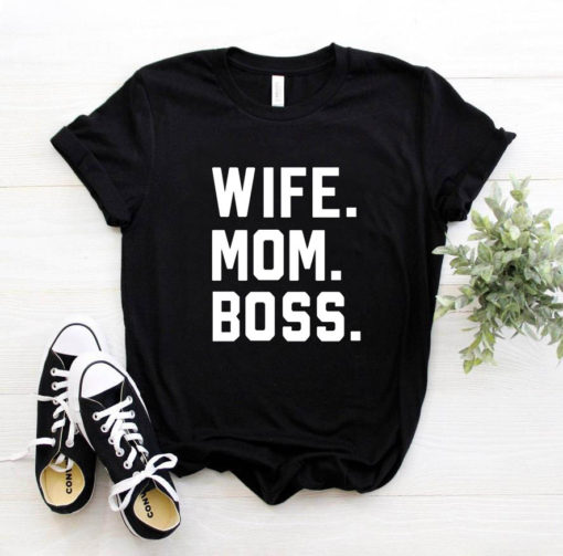 WIFE MOM BOSS T-ShirtsTopsH440e5fb992f441469b9c0c4b43e480b1s