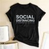 Social Distancing T-Shirts – Blackblack-2