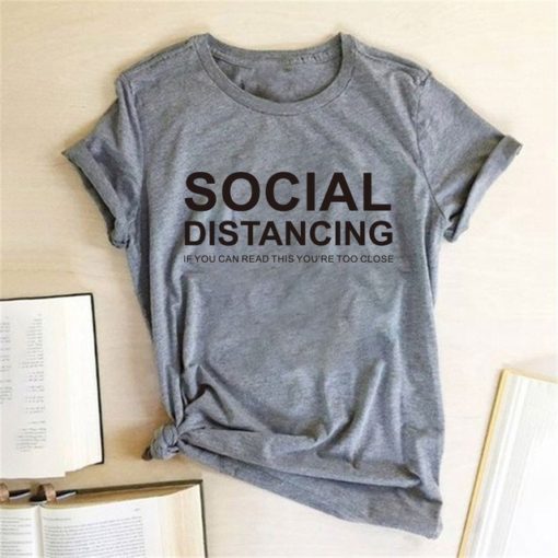 Social Distancing T-Shirts – Blackgray-2