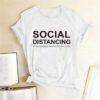 Social Distancing T-Shirts – Blackwhite-3