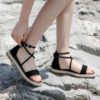 Woman Faux Flat SandalsShoesCOVER-3-1
