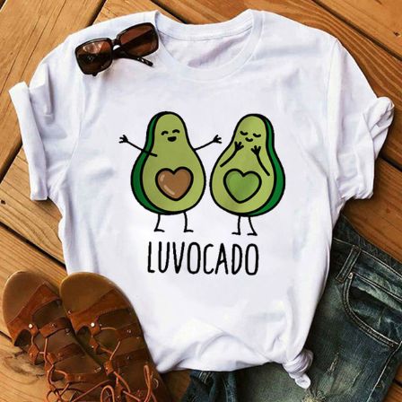 Avocado Female T-ShirtTopsKawaii-Cartoon-Avocado-Short-Sleeve-T-shirt-Women-Casual-Avocado-Graphic-Tops-Female-Tee-Summer-Women.jpg_448x448