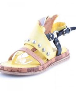 New Summer Gladiator SandalsShoesLIGHT-YELLOW