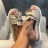2020 Peep Toe SandalsShoesbeige-2