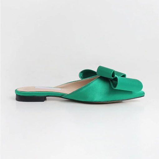 2020 Summer flat heelsFlatsgreen-1