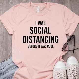 I Was Social Distancing Women’s T-ShirtTopspeach