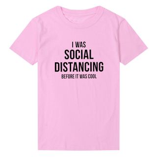 I Was Social Distancing Women’s T-ShirtTopspınk