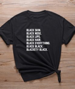 Black Quoted T ShirtTops2-20