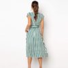 Summer Stripe Long DressDressesLossky-Summer-Women-Stripe-Long