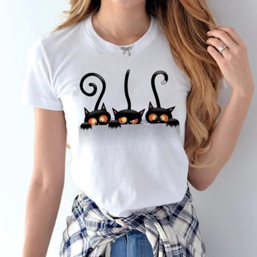 Friends Printing T ShirtTopscat-white