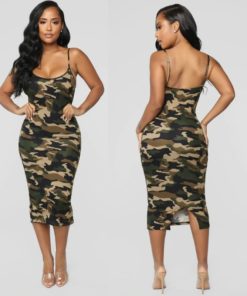 2020 Newest Army Color BodyconDressescover-main
