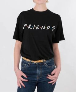 Friends Printing T ShirtTopsfriend-black