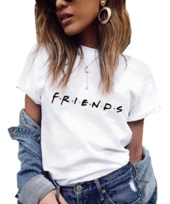 Friends Printing T ShirtTopsfriend-white