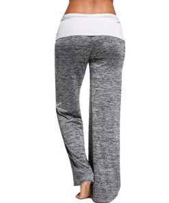 Wide Leg Yoga PantBottomslight-gray-1