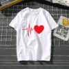 Love Heart T ShirtTopswhite-heart