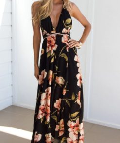 2020 New Floral Long Maxi DressDresses3-2