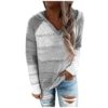 2020 Autumn Patchwork Hooded SweaterTops6