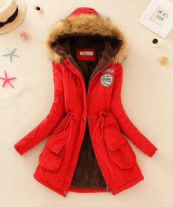 2020 New Winter Women’s Warm Hooded JacketTops8-1