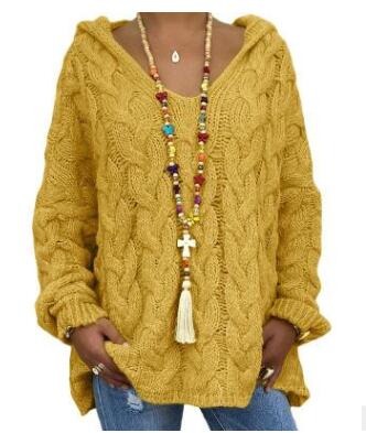 Plus Size Pullover Knitted Warm SweaterDresses9-4