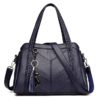 Vintage Leather Casual HandbagHandbagsDeep-Blue