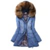 Thick Fur Collar Hooded Down JacketTopsR