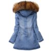 Thick Fur Collar Hooded Down JacketTopsWQ