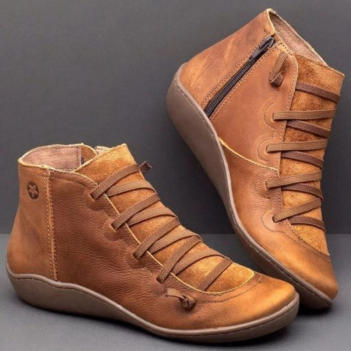 Fall Vintage Zipper BootsBoots1-20