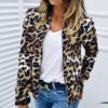 Autumn Leopard Printed JacketDresses1-4