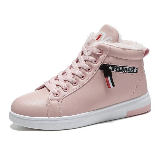 Lace Up Ladies Warm Fashion SneakerShoes2-18