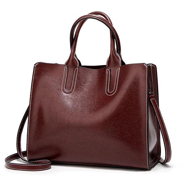 High Quality Casual Female Leather Handbag – Miggon