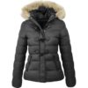 New Arrival Solid Color Winter Warm JacketTopsBlack-30