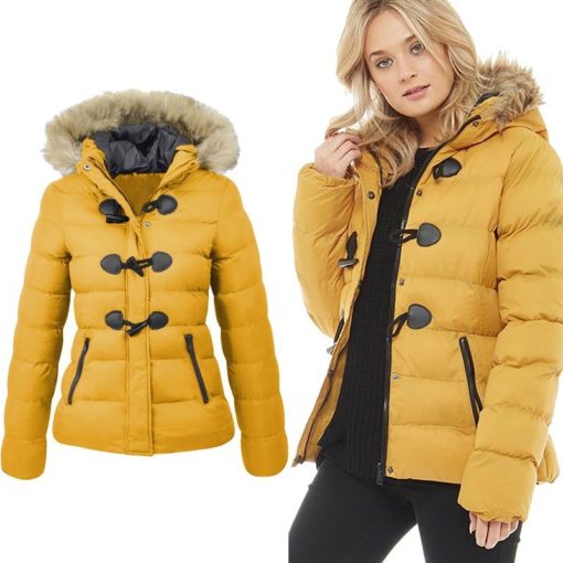 New Arrival Solid Color Winter Warm JacketTopsH34fe97c266a345a0ad39cbf2ed01ee3