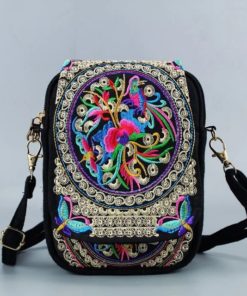 Vintage Floral Embroidered Handbag – Aa