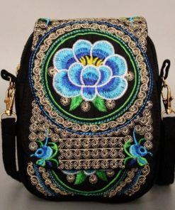 Vintage Floral Embroidered Handbag – Ab-1