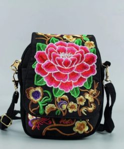 Vintage Floral Embroidered Handbag – Ad