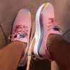 Mesh Air-Cushion Flat SneakerBootspink-3