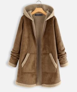 Plus Size Winter Zipper Fleece CoatTops2020-Plus-Size-ZANZEA-Winter-Zip-1