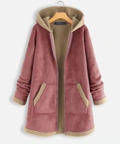 Plus Size Winter Zipper Fleece CoatTops2020-Plus-Size-ZANZEA-Winter-Zip