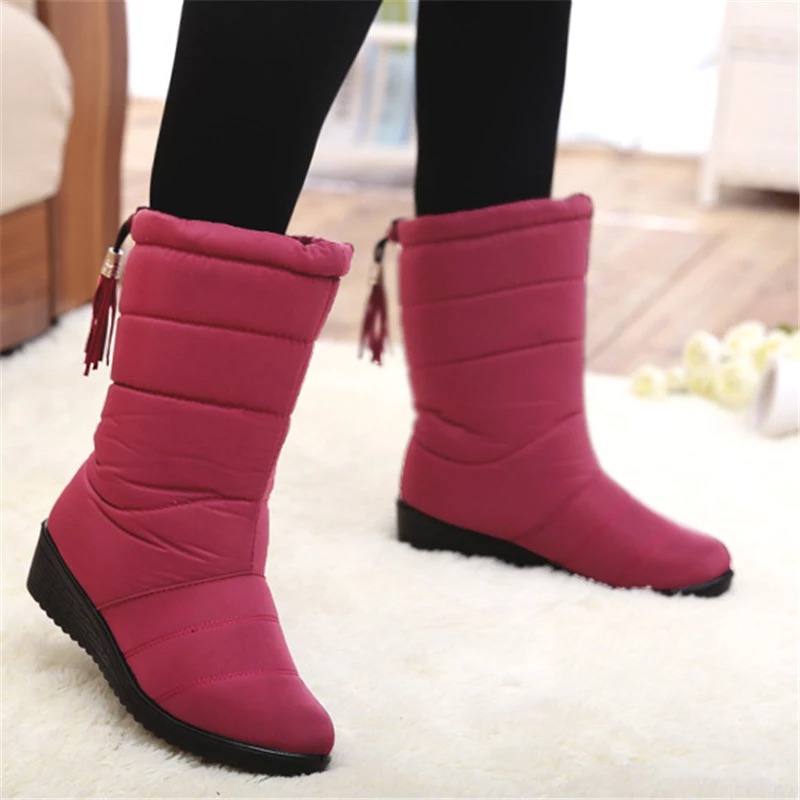 Plush Warm Women Winter Snow Boots – Miggon