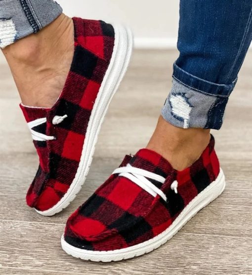 Lace Up Breathable Casual ShoesShoes2020-Women-Flats-autumn-Breathab